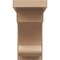 Ekena Millwork 6"W x 12"D x 12"H Classic Alma Rough Cedar Woodgrain TimberThane Corbel, Primed Tan CORUR06X12X12ALMRCPR - alternate 5